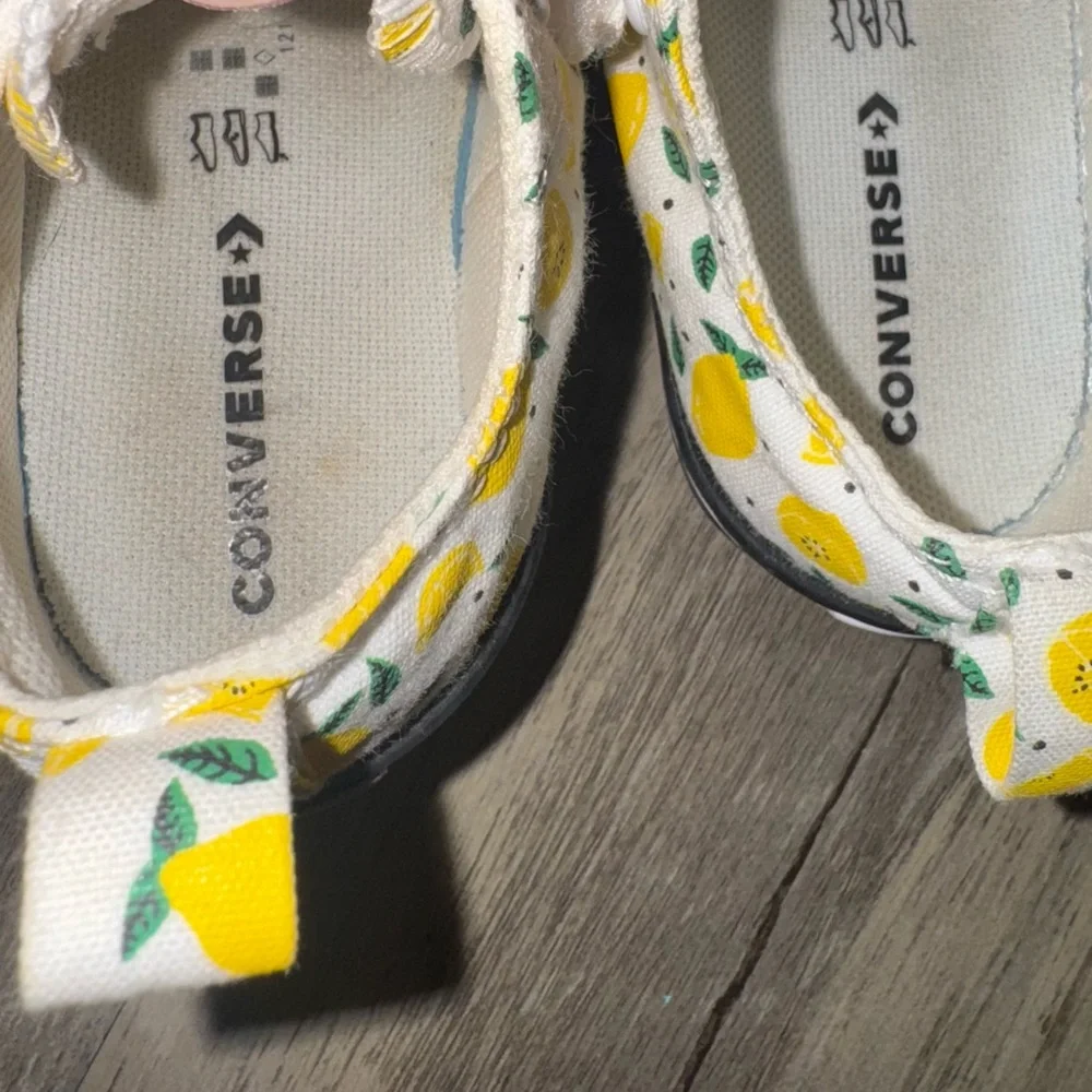 Converse Kids Lemon Pattern Sneakers